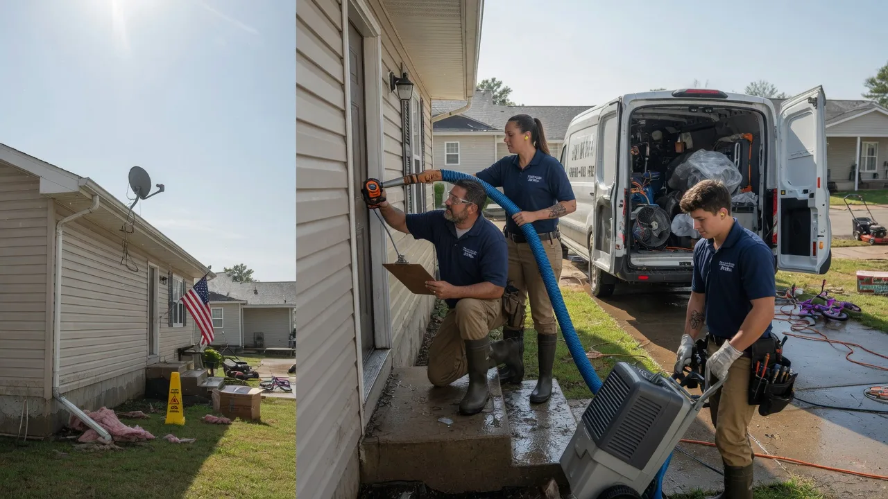Ceiling Water Damage Restoration in Lafayette, OH near me